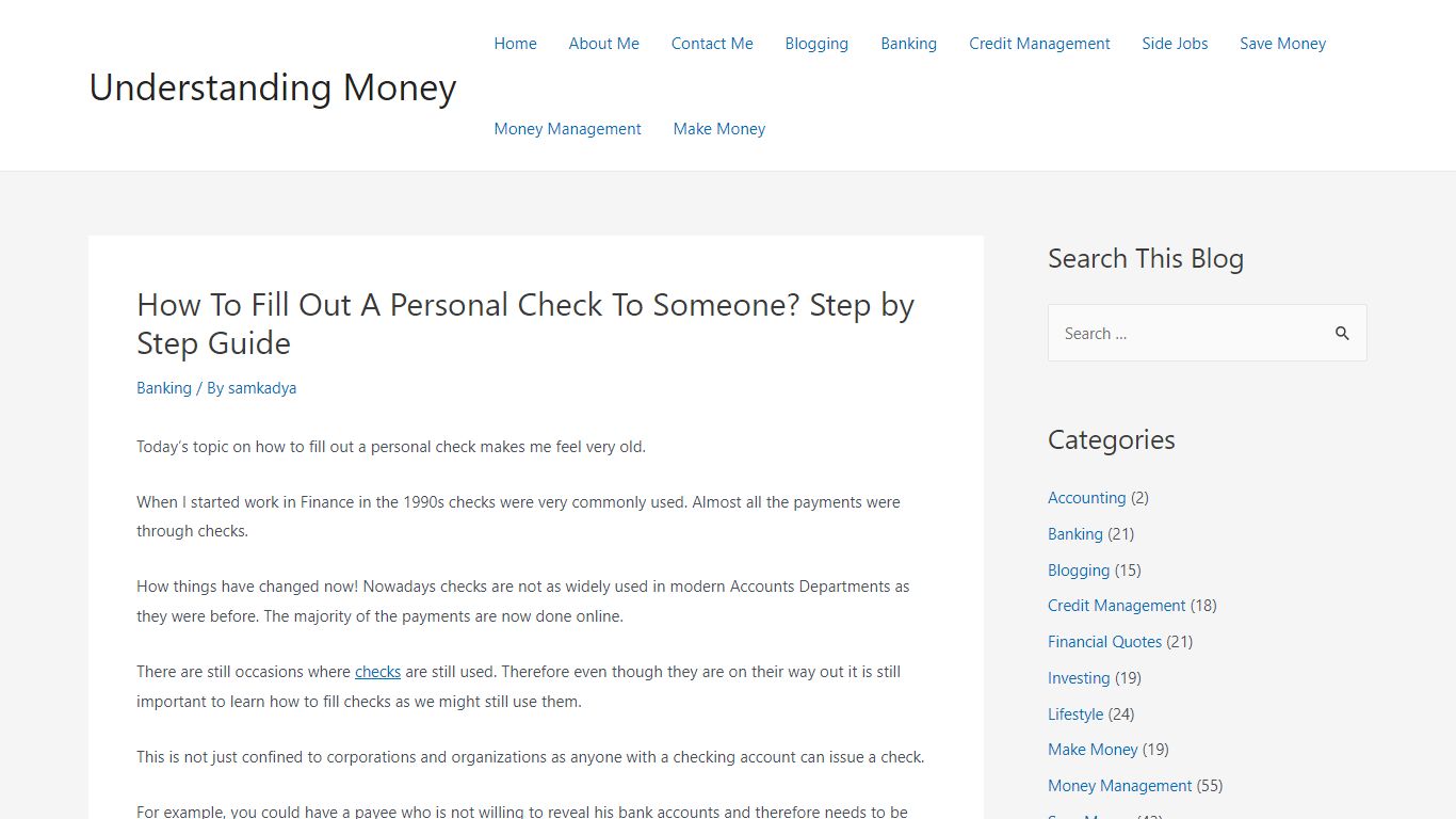 How To Fill Out A Personal Check To Someone? Step by Step Guide