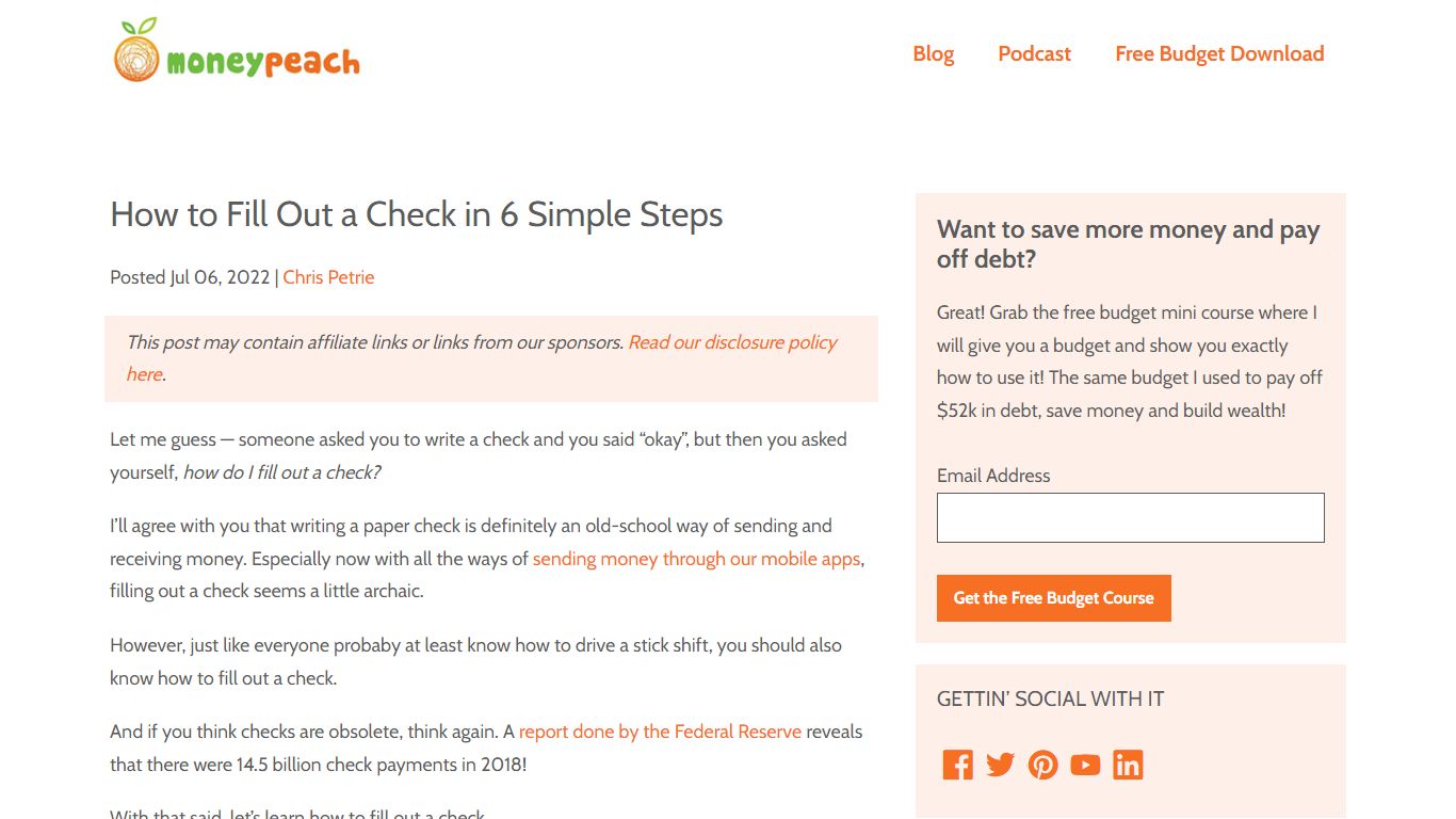 How to Fill Out a Check: 6 Steps to Check Writing Perfection - Money Peach